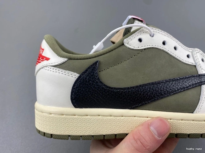 Rep Husky X TRAVIS MEDIUM DM7866-200 JORDAN AIR OG OLIVE LOW SCOTT 1 0712